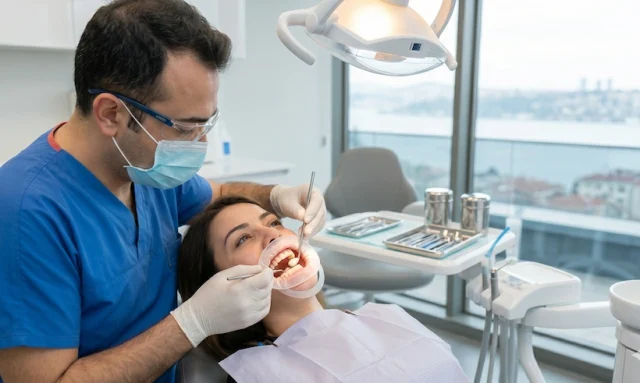 dental crown turkey operation by dentist dental crown check up aftercare turkey