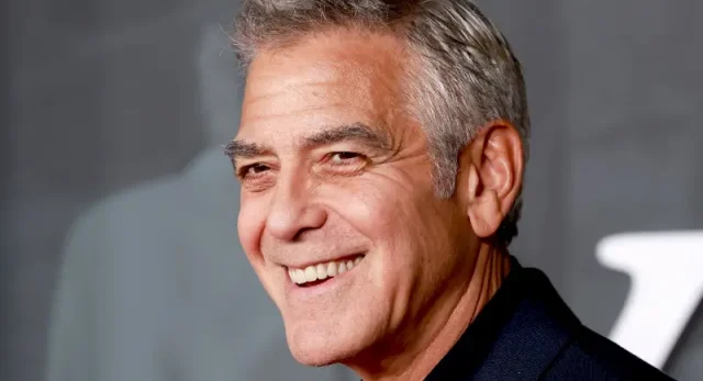 george clooney hollywood smile