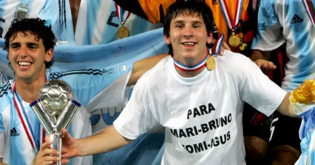 lionel messi teeth in 2005